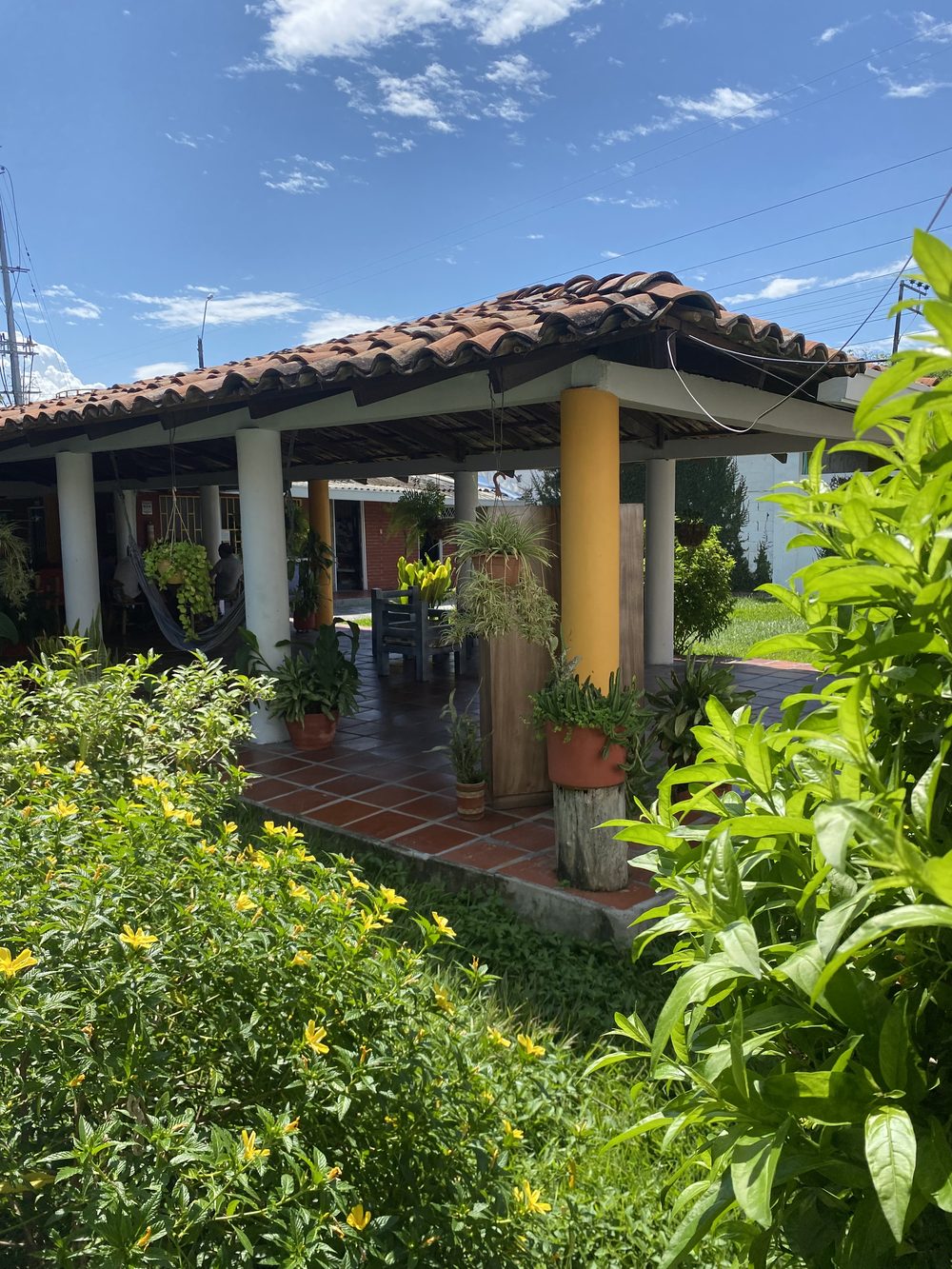 Countryside terrace